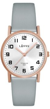 Zegarek damski Lavvu klasyczny z szarym paskiem LWL5032.jpg