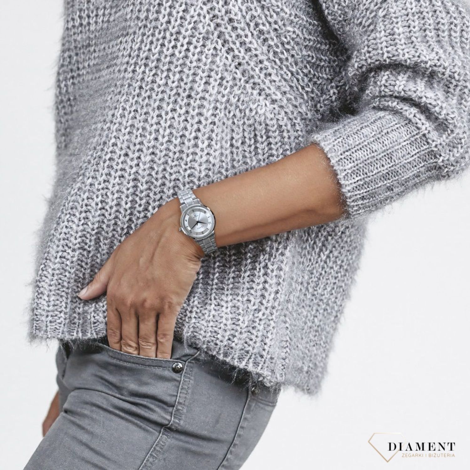 Zegarek damski stalowy Lavvu klasyczny na srebrnej tarczy LWL5060. Zegarki damskie czeskiej marki LAVVU charakteryzują się niespotykaną trwałością i najwyższej jakości materiałami. Do produkcji czasomierzy, wybrano h.jpg