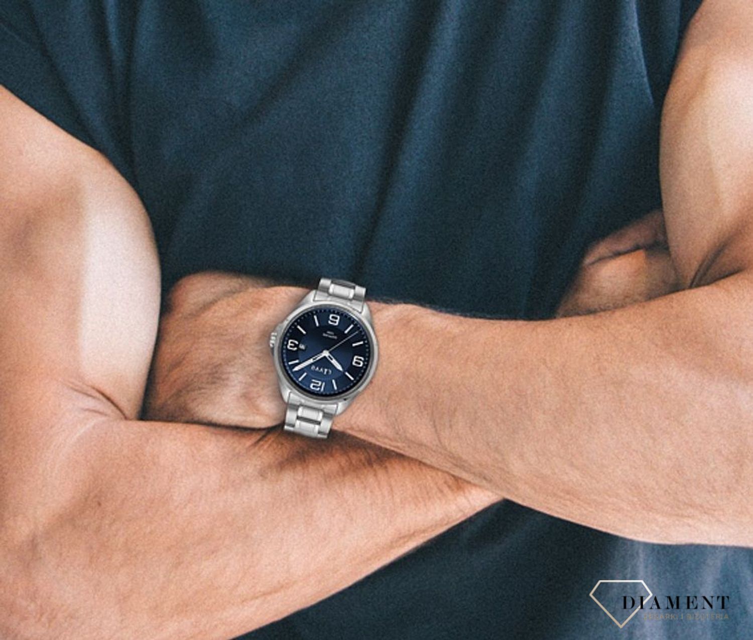 Zegarek męski ze szkłem szafirowym ​LAVVU HERNING Blue.jpg