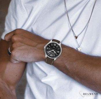Zegarek męski LAVVU HERNING Black szafirowe szkło LWM0095 ✅ Modny zegarek, który został stworzony z myślą o mężczyznach poszukujących klasycznych zegarków do codziennego użytkowania..jpg