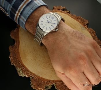 Zegarek męski szafirowe szkło ​LAVVU Biała tarcza LWM0160. Minimalistyczny i modny zegarek męski najwyższej jakości, który jest funkcjonalny i  szkło szafirowe, świecące cyfry, wodoszczelność 100 M, stalową kopertę. Idealny ze (1).jpg