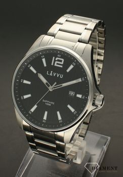 Zegarek ze szkłem szafirowym ​LAVVU Nordkapp LWM0162. Minimalistyczny i modny zegarek męski najwyższej jakości, który jest funkcjonalny i posiada kilka unikalnych rzeczy takich jak szkło szafirowe, świecące cyfr (4).jpg
