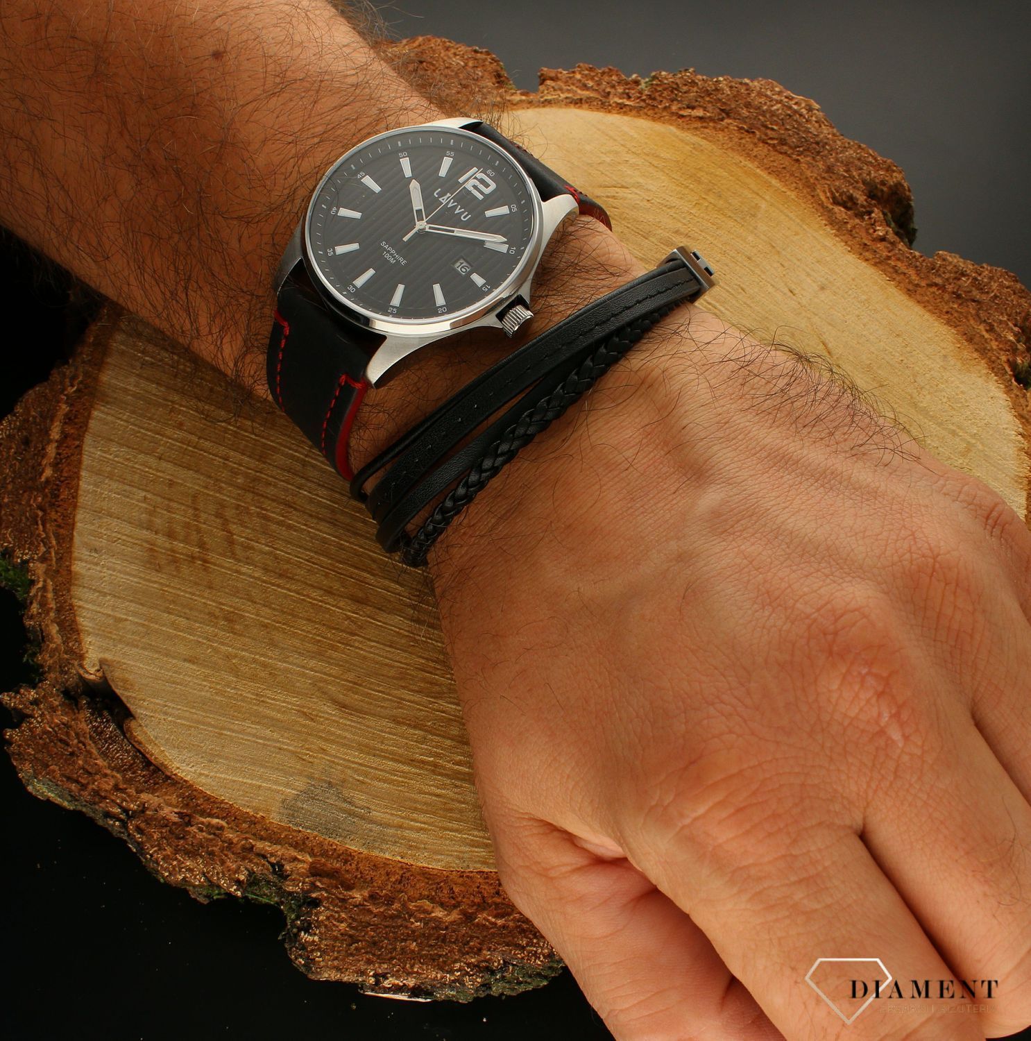 Zegarek męski ze szkłem szafirowym LAVVU Nordkapp LWM0165.jpg