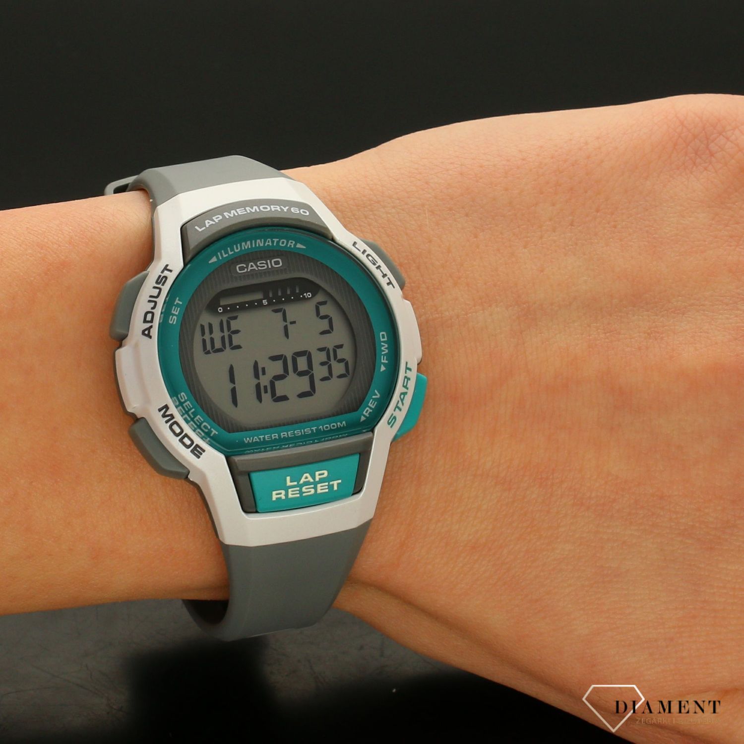 Zegarek CASIO Szary Collection LWS-1000H-8AVEF  ⌚ Zegarki Casio ✓Zegarki męskie✓ Prezent z grawerem✓ Kurier Gratis 24h✓ Gwarancja najniższej ceny✓ Grawer gratis.jpg