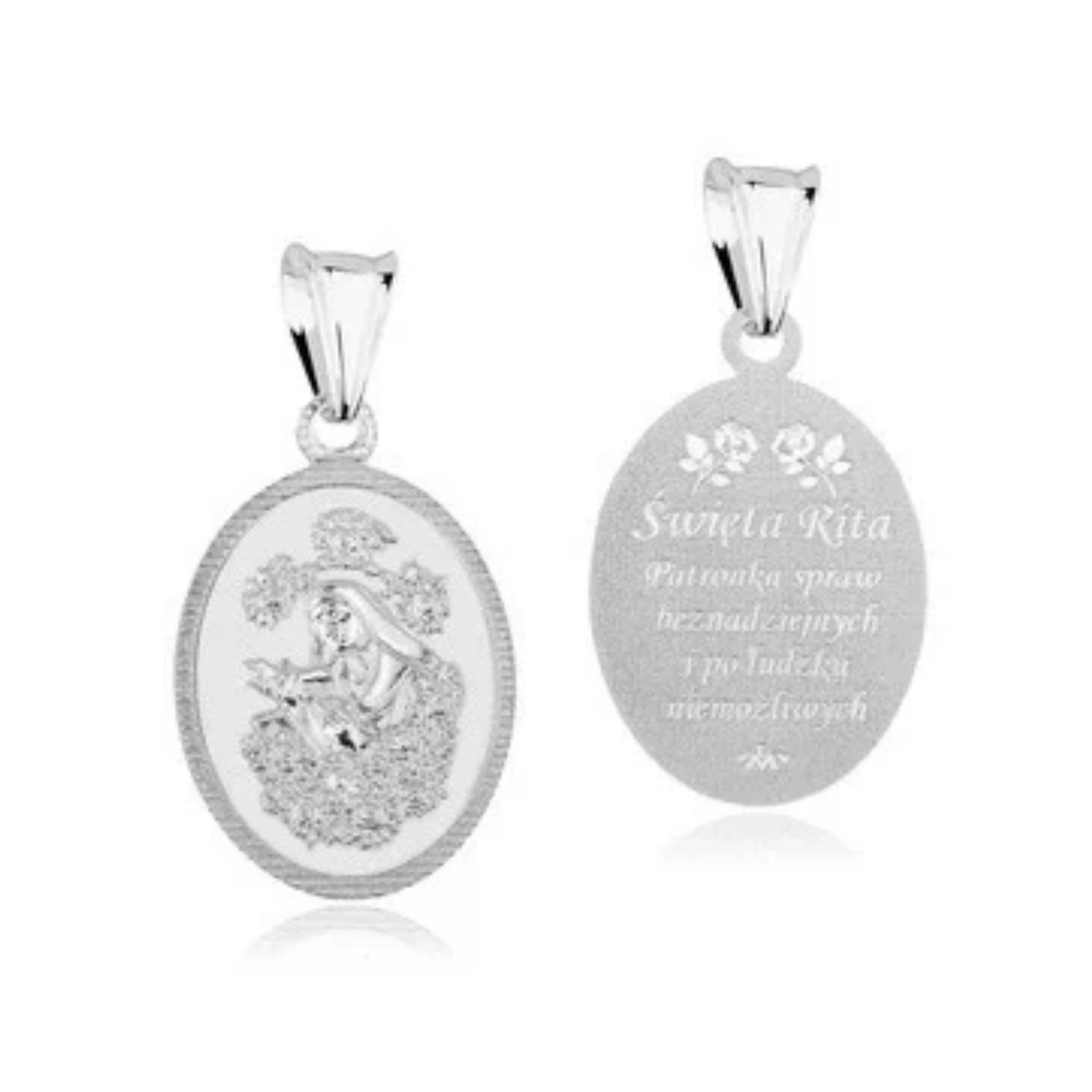 Medalik srebrny 925 Święta Rita – 24 × 17 mm.jpg
