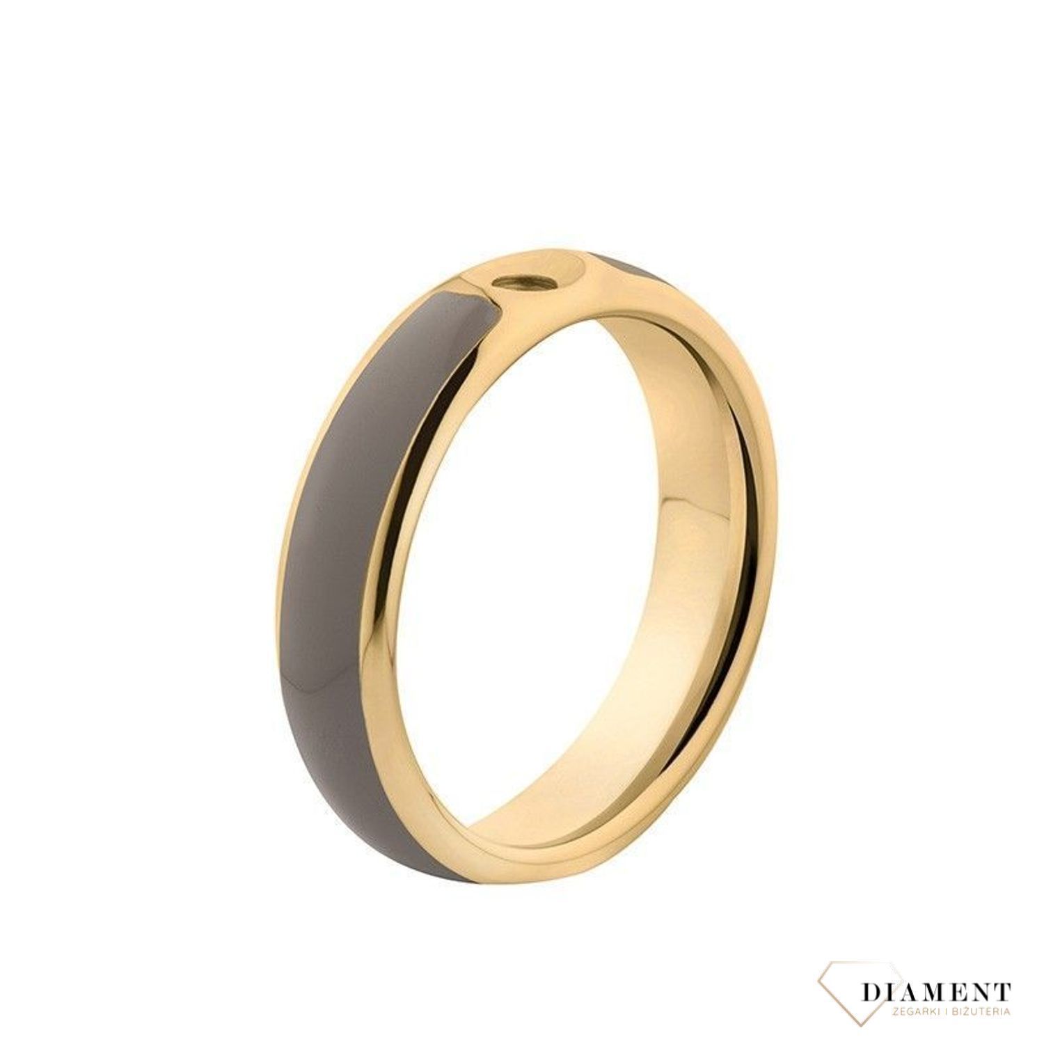 Pierścionek damski beżowa emalia Melano M01R 5100 TAUPE RG-50  TAUPE G-57.jpg