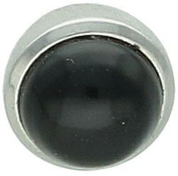 Charms czarny onyx Melano 6 mm. Charms Melano Friends z kolekcji Twisted wykonany jest z wysokiej jakości stali szlachetnej w kolorze srebrnym o lśniącej powłoce.1.jpg