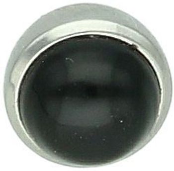 Charms czarny onyx Melano 6 mm. Charms Melano Friends z kolekcji Twisted wykonany jest z wysokiej jakości stali szlachetnej w kolorze srebrnym o lśniącej powłoce.2.jpg