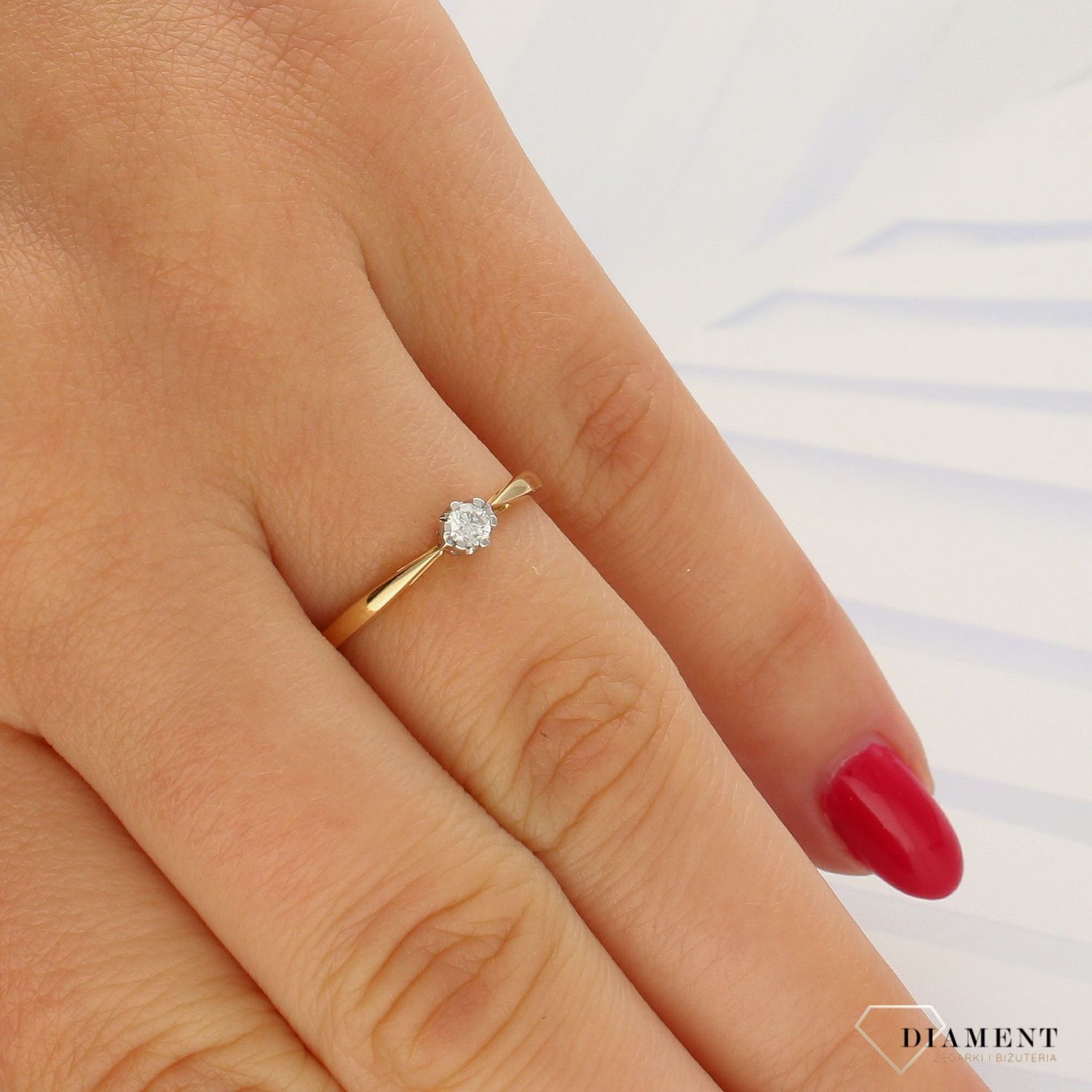 Pierścionek złoty zaręczynowy DIAMENT-złote pierścionki zareczynowy.jpg