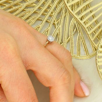 Pierścionek złoty 585 z diamentami 0,15 ct – brylanty w białym złocie – klasyczny DIAMENT.jpg