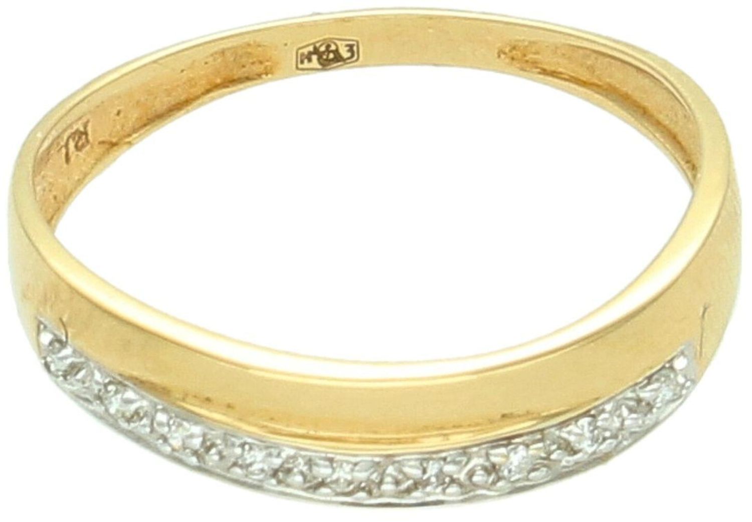 Pierścionek złoty DIAMENT żółte złoto, diamenty, obrączka M221 prs.jpg