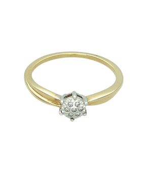 Pierścionek zaręczynowy złoty 585 z diamentami 0,03 ct – klasyczny z białym złotem prs.jpg