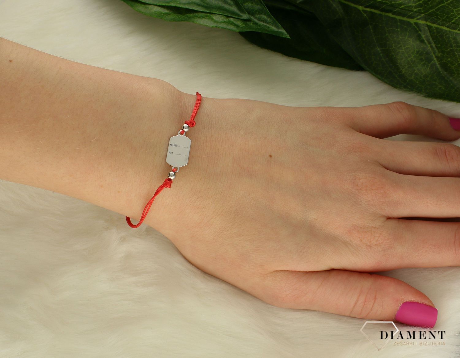 Bransoleta Infinity MABZ0101 srebrna blaszka.jpg