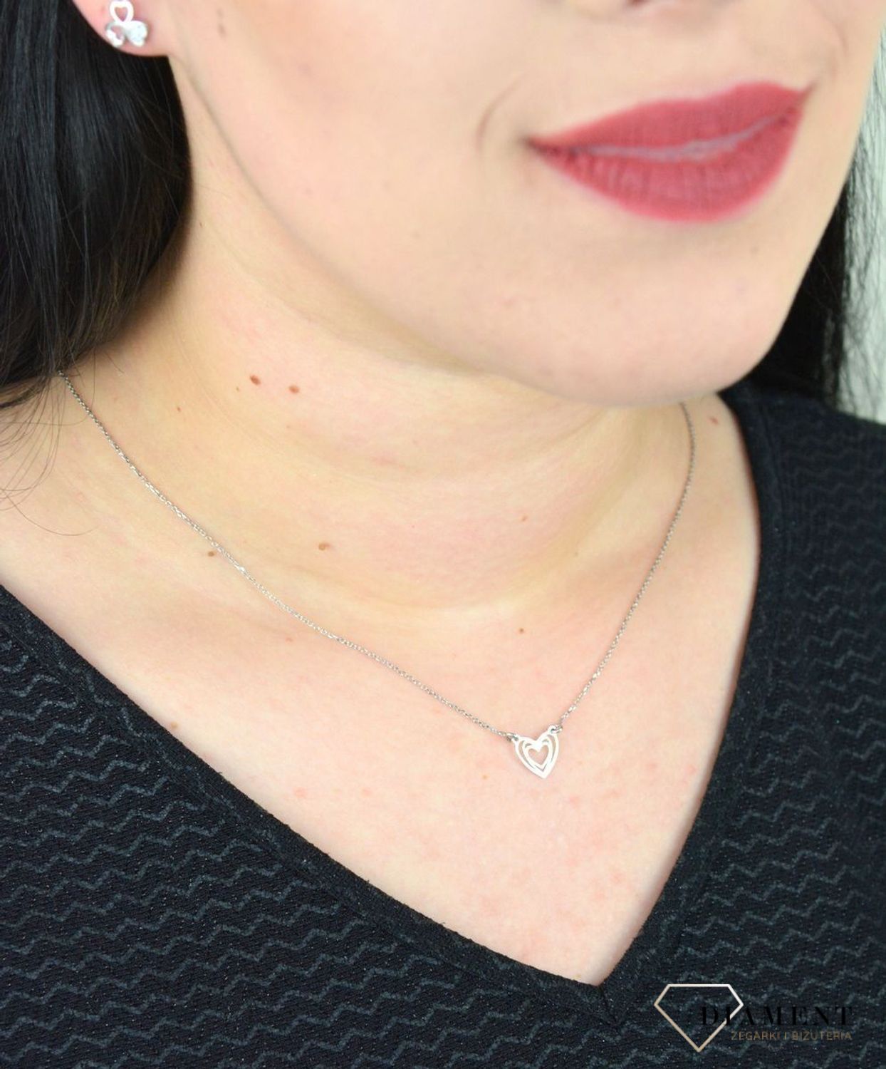 Srebrny naszyjnik ażurowe serce MANK008442.jpg