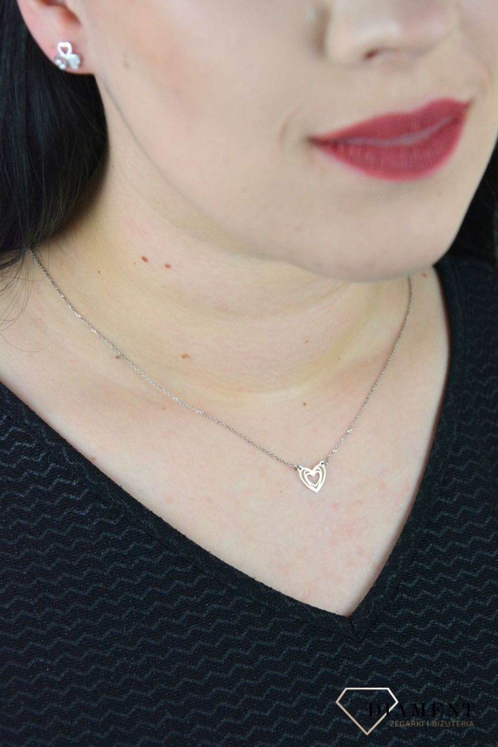 Srebrny naszyjnik ażurowe serce MANK008442.jpg