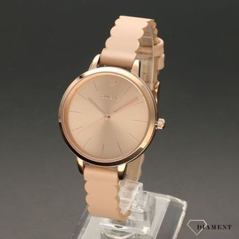 Zegarek damski OUI&ME w beżowych kolorach i ozdobnym serduszkiem to idealny prezent dla kobiet, które lubią minimalizm w klasycznym wydaniu (1).jpg