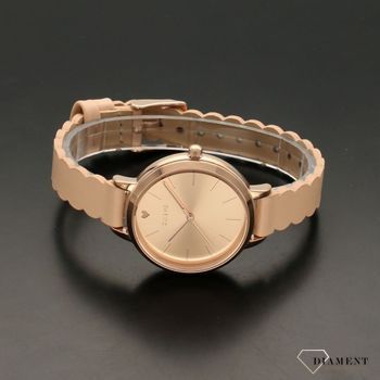 Zegarek damski OUI&ME w beżowych kolorach i ozdobnym serduszkiem to idealny prezent dla kobiet, które lubią minimalizm w klasycznym wydaniu (2).jpg
