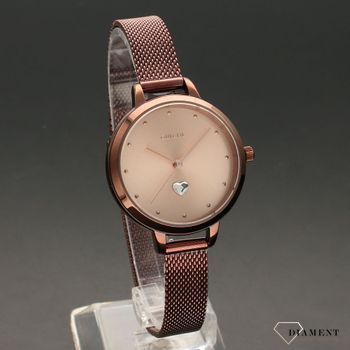 Zegarek damski OUI&ME to efektowny zegarek w nowoczesnym odcieniu z ozdobnym serduszkiem na tarczy. Piękny zegarek na prezent dla kobiety (2).jpg
