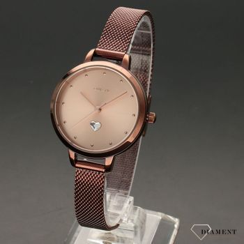 Zegarek damski OUI&ME to efektowny zegarek w nowoczesnym odcieniu z ozdobnym serduszkiem na tarczy. Piękny zegarek na prezent dla kobiety (3).jpg