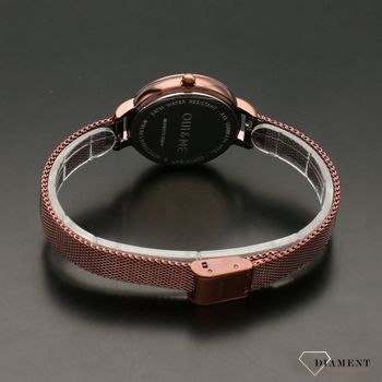 Zegarek damski OUI&ME to efektowny zegarek w nowoczesnym odcieniu z ozdobnym serduszkiem na tarczy. Piękny zegarek na prezent dla kobiety (5).jpg