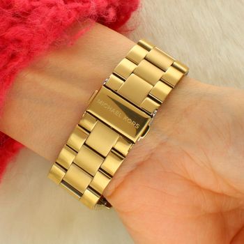 Zegarek damski Michael Kors Slim Runway MK3179 – złoty  Elegancki klasyk zapięcie zegarka.jpg