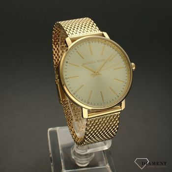 Zegarek damski Michael Kors Pyper Złoty MK4339. Zegarek damski o złotej barwie, zachwyci każdą kobietę, która zdecyduję się go nosić. Zegarek damski Michael Kors świetnie się sprawdzi na prezent (3).jpg