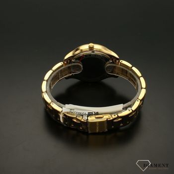 Zegarek damski Michael Kors Liliane MK4555. Zegarek wyposażony jest w kwarcowy mechanizm, zasilany za pomocą baterii. Okrągła koperta w nieskazitelnym kolorze złotym (1).jpg