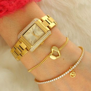 Zestaw prezentowy Michael Kors Emery MK7510SET – zegarek + 2 bransoletki komplet modowy..jpg