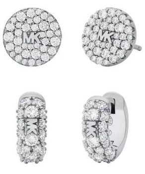 naszyjnik Michael Kors, Michael Kors zestaw biżuterii, naszyjnik srebrny 925, kolczyki Michael Kors, zestaw naszyjnik + kolczyki, biżuteria damska 3.jpg