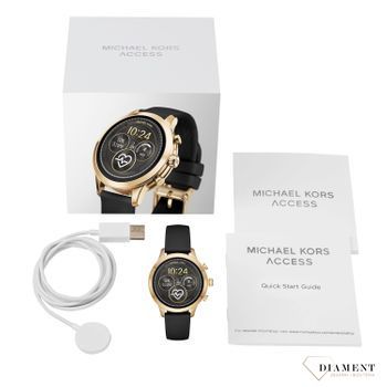 smartwatch michael kors access runway czarny mkt5053