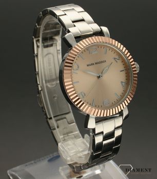 Zegarek damski MARK MADDOX MM7016-93. Koperta w kolorze różowego złota, tarcza również, a cyfry arabskie w srebrnym kolorze (3).jpg