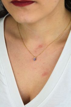 Naszyjnik złoty 585 damski z tanzanitem i diamentem HSI 0,03 ct – elegancki i subtelny (3).jpg