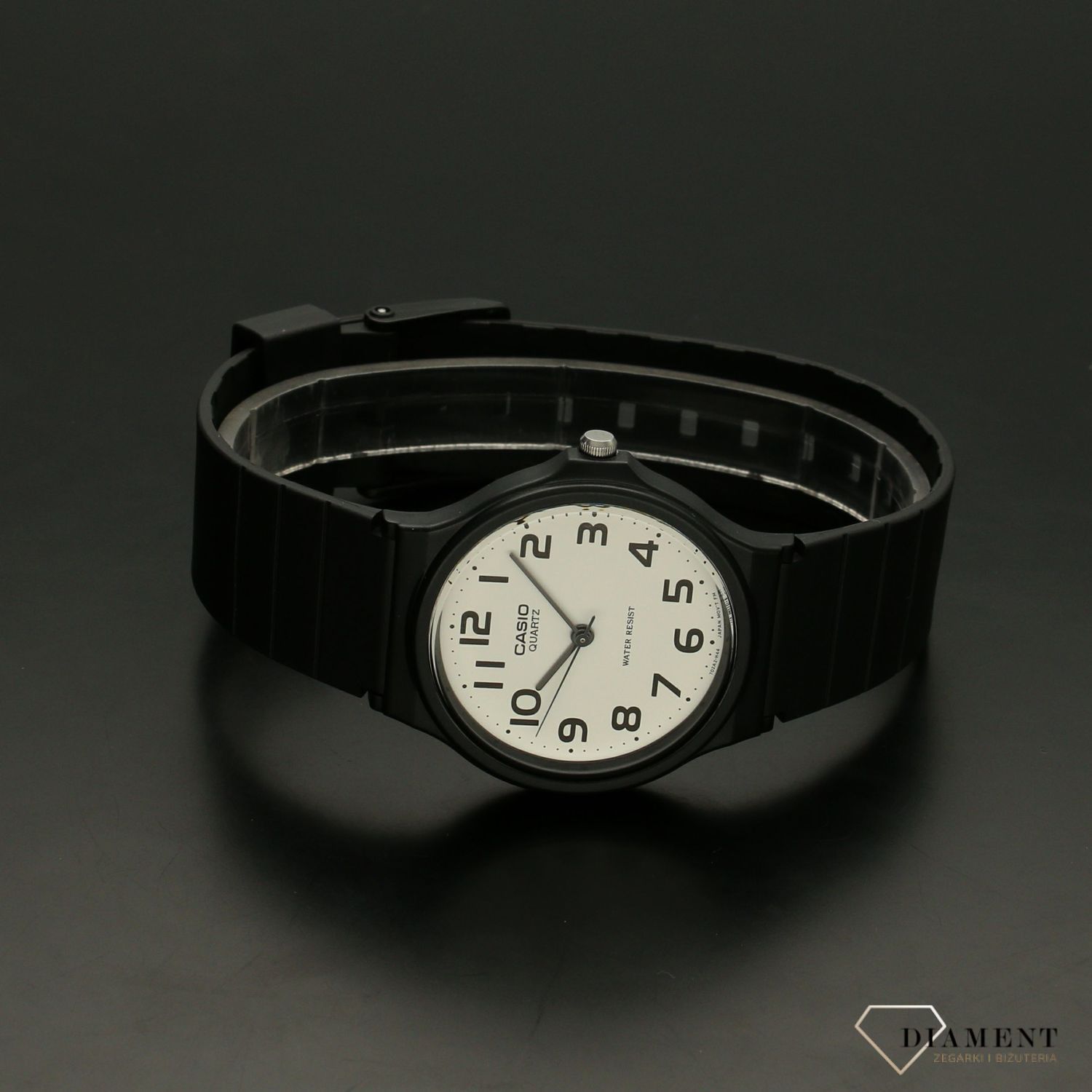 Zegarek męski CASIO Classic na czarnym gumowym pasku  MQ-24-7B2LEG (1).jpg