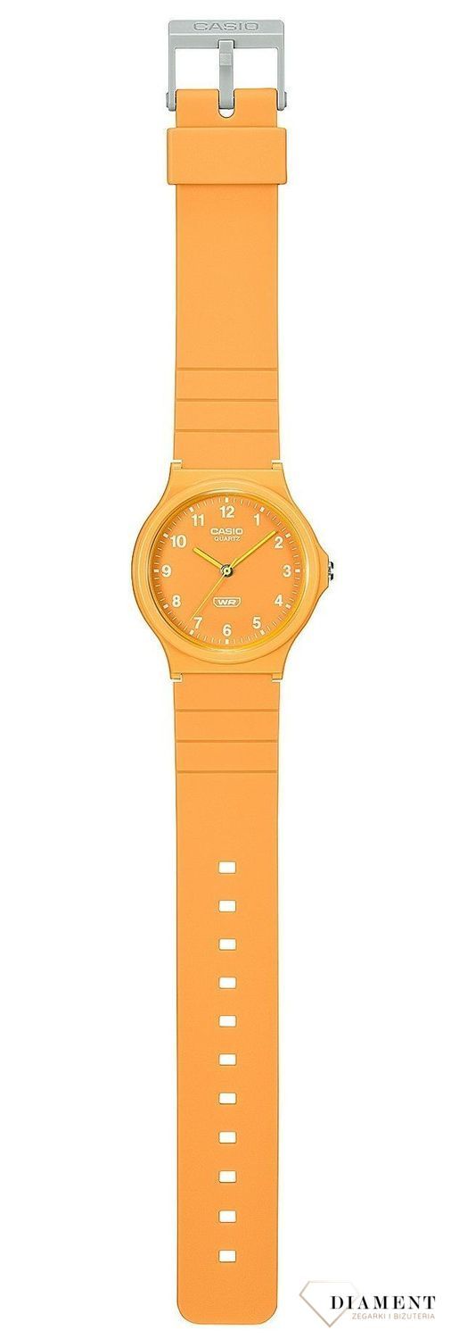 Zegarek Casio Classic na pasku MQ-24B-9BEF żółty. Żółty mały zegarek. Minimalistyczny zegarek Casio. Tani zegarek Casio. Zegarek dziecięcy. Kolorowy zegarek dla kobiety. Zegarek z cyframi..jpg