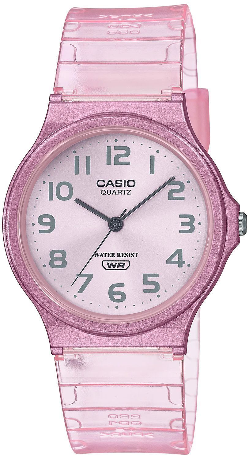 Casio MQ-24S-4BEF - Orologio Al Quarzo Da Polso Con Cinturino Rosso - Collezione Vintage