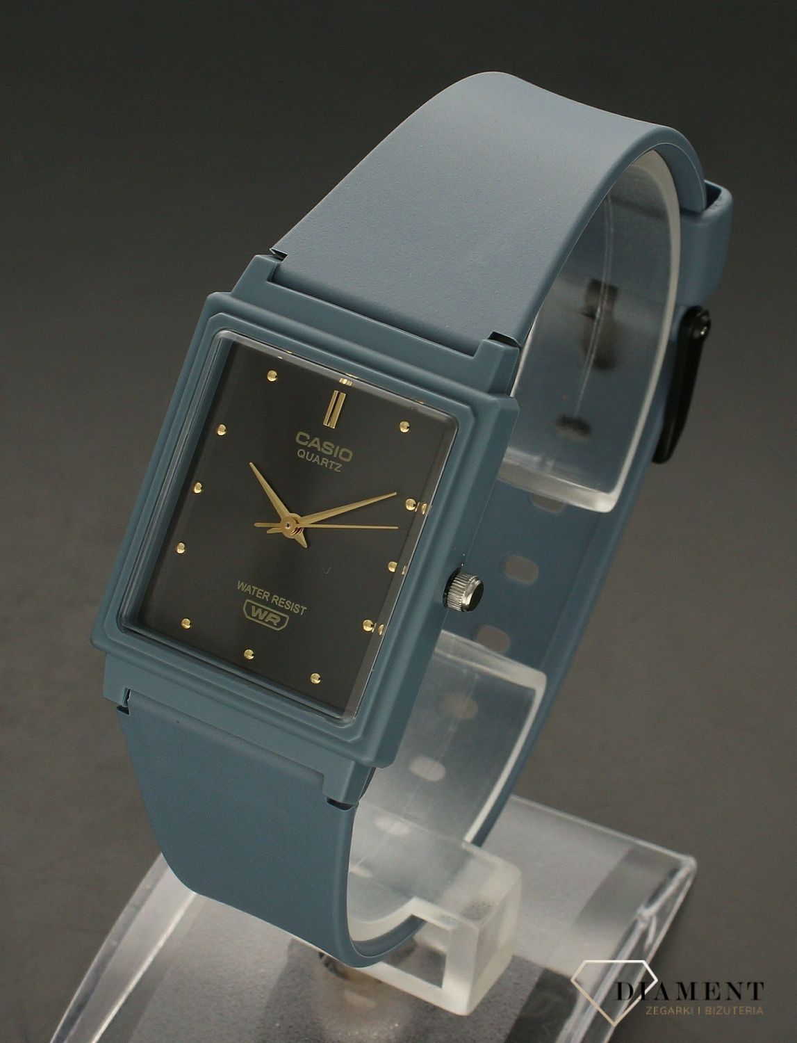 Zegarek damski Casio Classic niebieski MQ-38UC-2A2ER. W zegarku zastosowano trwały pasek, który wykonano z wysokiej jakości gumy w kolorze niebieskim. Mechanizm japoński mieści się w plastikowej, wytrzymałej kopercie o kla.jpg