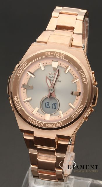 Damski wstrząsoodporny zegarek Baby-G G-MS Metal Bezel Limited MSG-S200DG-4AER (2).jpg