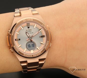Damski wstrząsoodporny zegarek Baby-G G-MS Metal Bezel Limited MSG-S200DG-4AER (5).jpg
