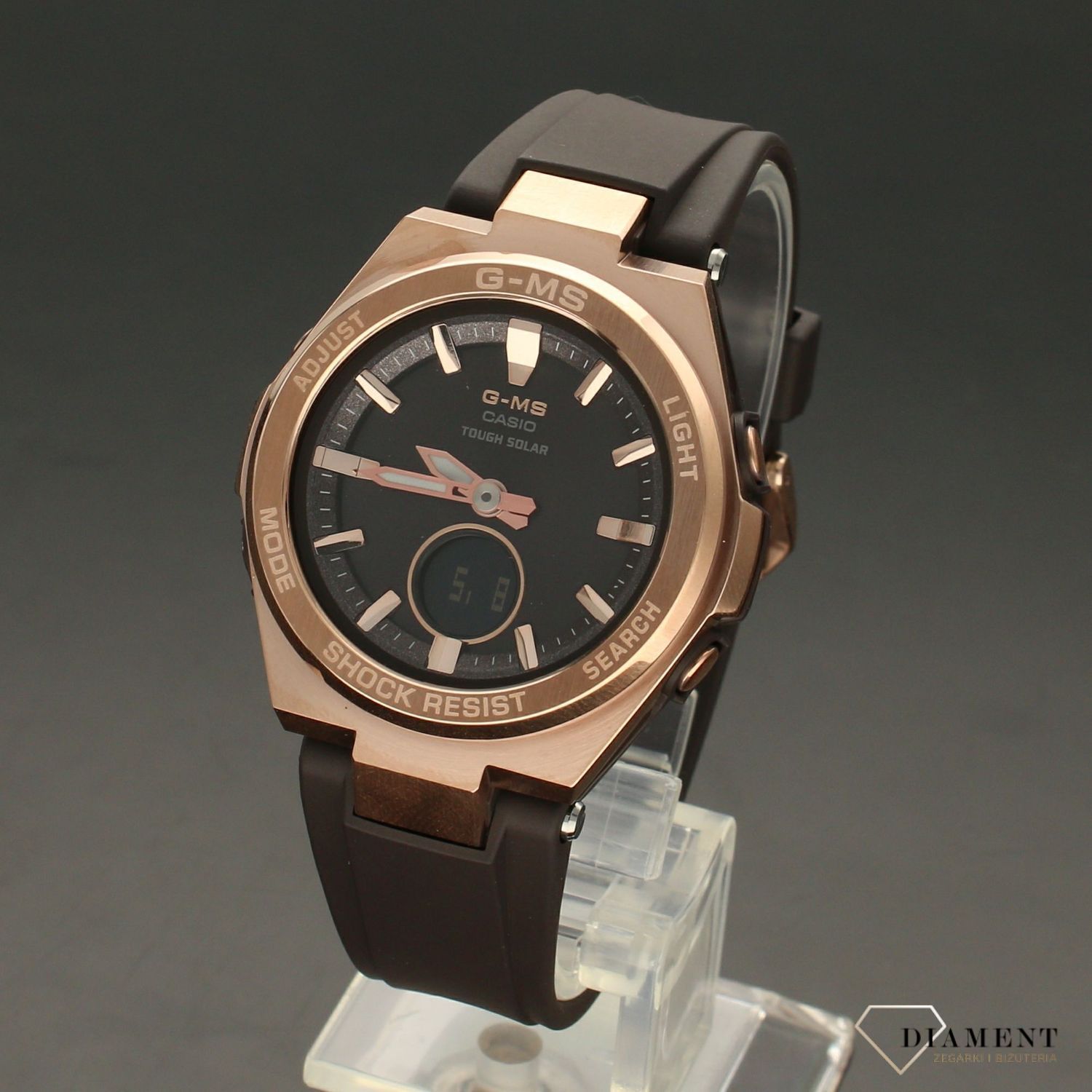 Zegarek damski wstrząsoodporny Baby-G G-MS Metal Bezel MSG-S200G-5AER.jpg