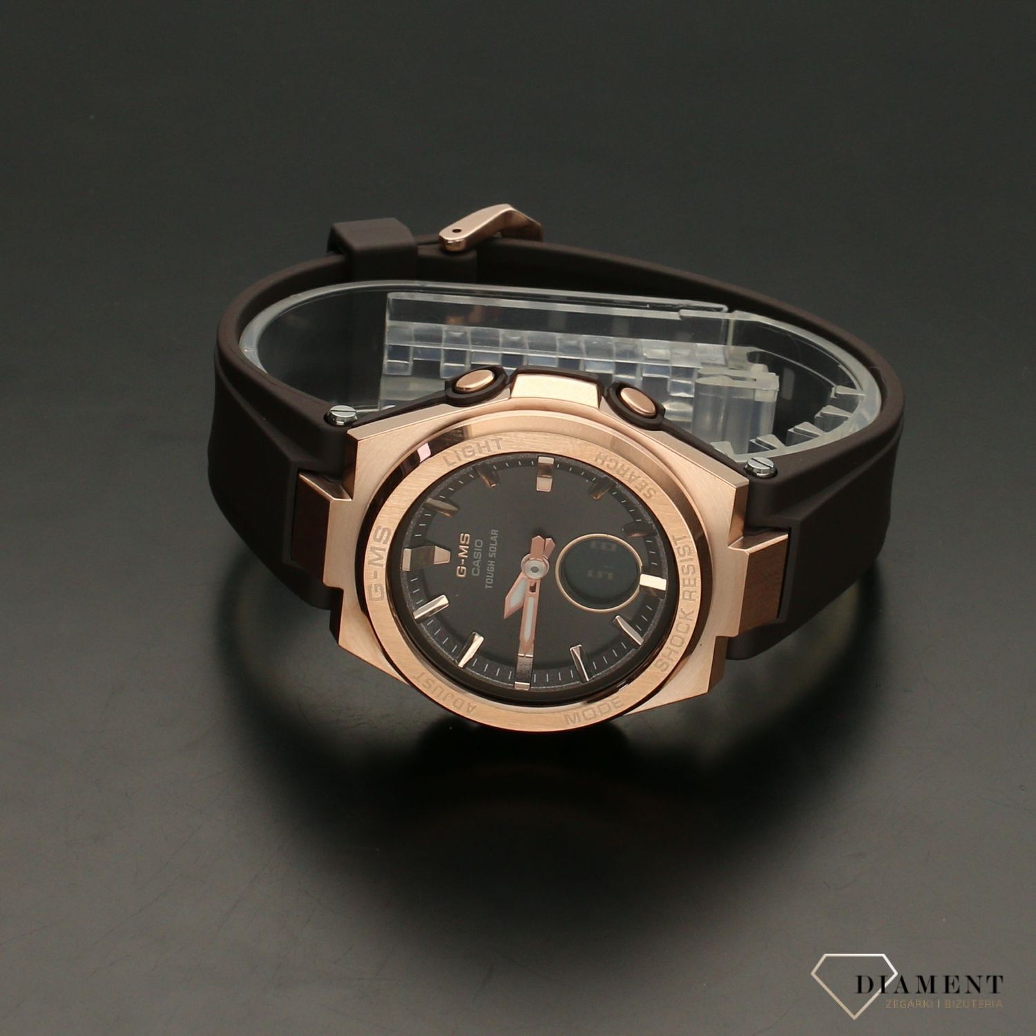 Zegarek damski wstrząsoodporny Baby-G G-MS Metal Bezel MSG-S200G-5AER.jpg