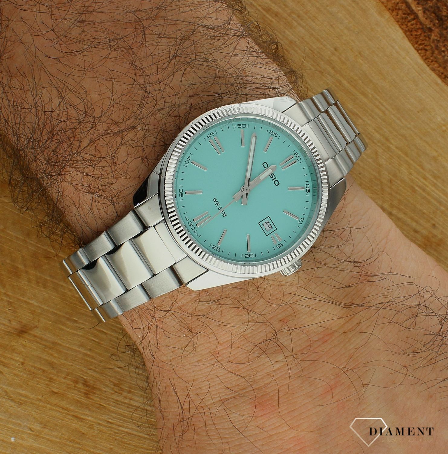 Zegarek męski Casio MTP-1302PD-2AVEF Tiffany Blue.webp