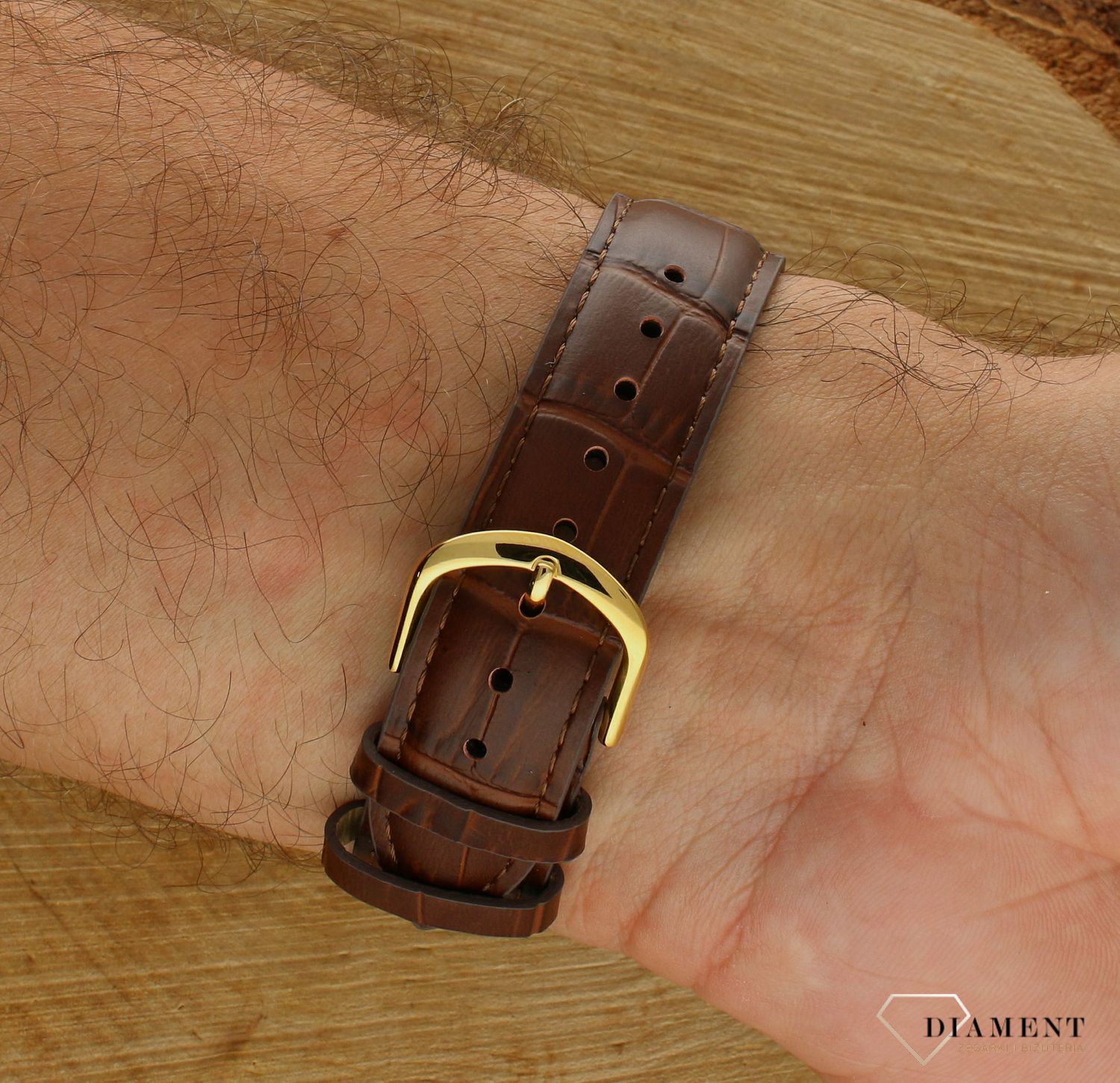 Zegarek męski Casio MTP-1302PGL-9AVEF Timeless Collection brązowy pasek.jpg