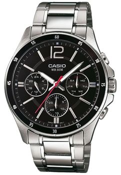 Zegarek męski Casio na bransolecie MTP-1374PD-1AVEF. Męski zegarek na bransolecie. Męski zegarek Casio. Zegarek męski Casio na prezent. Zegarek męski klasyczny na baterię..jpg