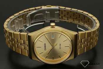 Zegarek Casio MTP-B145G-9AVEF Classic na bransolecie w złotym kolorze  . Zegarek na złotej bransolecie. Zegarek Casio unisex (3).jpg