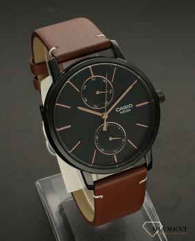 Zegarek męski na brązowym pasku elegancki Casio MTP-B310BL-5AVEF (3).jpg