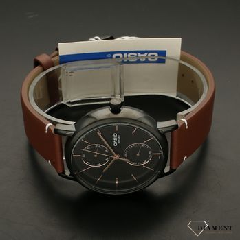 Zegarek męski na brązowym pasku elegancki Casio MTP-B310BL-5AVEF (5).jpg