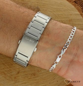 Zegarek męski Casio MTP-E173D-7AVEF. Zegarek męski Casio. Męski zegarek na baterię Casio. Zegarek męski klasyczny. Zegarek męski na bransolecie. Męski zegarek na prezent.66.jpg