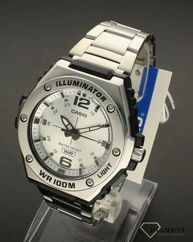 Zegarek męski Casio Sport MWA-100HD-7AVEF. Bardzo duża wodoszczelność - na poziomie 100m (10ATM) oznacza, że zegarek bez obaw może być zanurzany w wodzie np. podczas kąpieli czy pływania. Zegarek męski Casio Sport (4).jpg