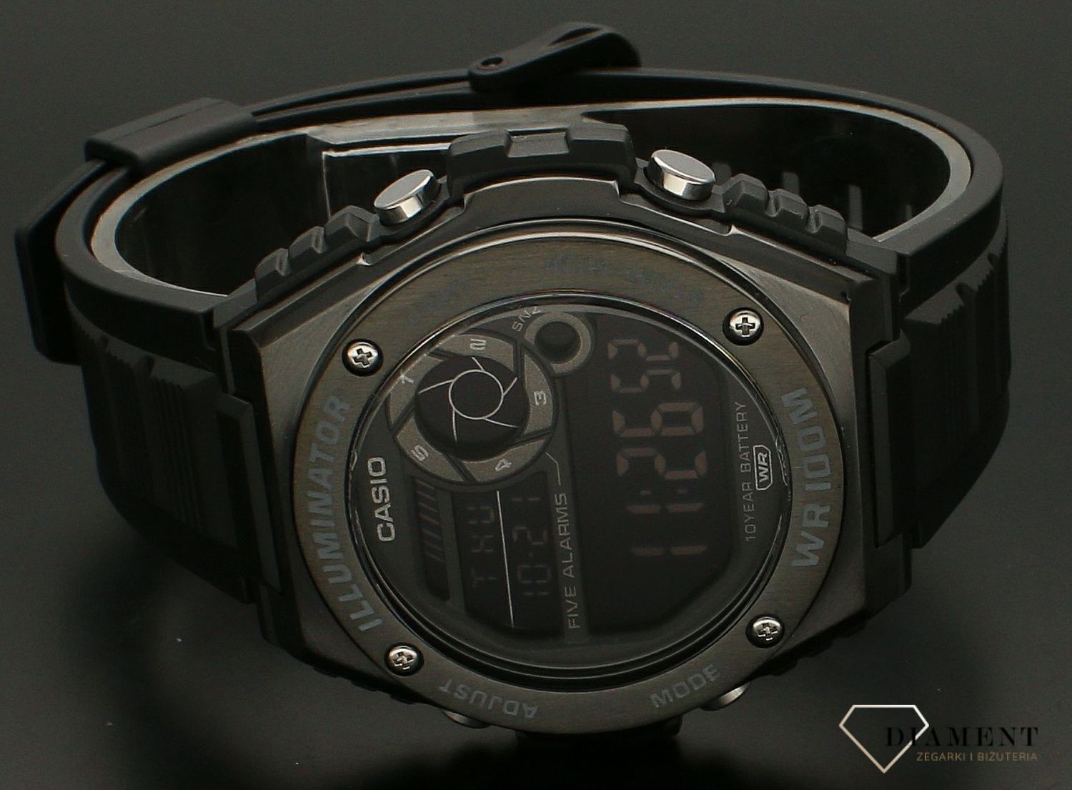 Zegarek męski Casio Digital  MWD-100HB-1BVEF. Męski zegarek sportowy idealny na prezent. Zegarek męski z funkcją alarmu. Męski zegarek sportowy Casio. zegarek wodoszczelny męski na prezent..jpg