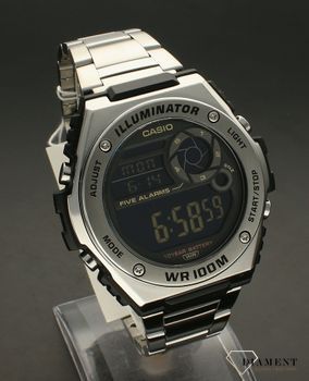 Zegarek męski Casio MWD-100HD-1BVEF. Kolekcja WaveCeptor to linia zegarków wskazujących czas najdokładniej. Są one wyposażone w mechanizm kontrolowany falami radiowymi wysyłanymi z wieży w Mainflingen koło Frankfurtu.  (4).jpg